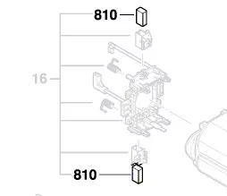 Balais charbon 2 609 005 200 BOSCH